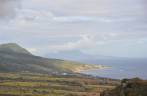 A bela vista do alto de Brimstone Hill, na ilha de St. Kitts - Caribe